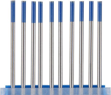 Blue 2% Lanthanated TIG 1/16'' 3/32'' 1/8''x 7'' 10 Pack WL20 Ground Finish Tungsten Electrodes for TIG Welding