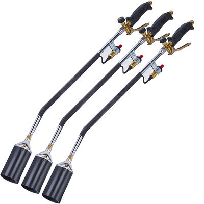 CTN/PCS 20pcs/CTN Brass Propane Torch Weed Burner with Piezo Ignition and 6.6 ft Hose