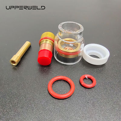 Stubby Gas Lens WP17 18 26 3.2mm Glass Kit for Wp17/18/26 Tig Welding Supplies and Parts