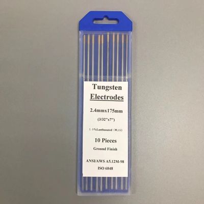 Tungsten Electrodes WL15 1.5% Lanthanated Golden Head 1.6mm for TIG Welding 40-240
