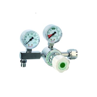 Max Inlet Pressure 4000 Psi High Flow Accuracy Medical Oxygen Cylinder Regulator CGA540
