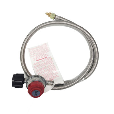 5 inch LPG Hose Propane Stainless Steel Braided Camper Tank Gas Hose 4*4* x 15 GLP de