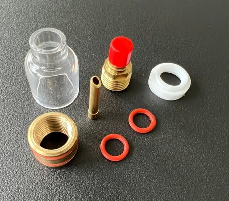 53GQ Gas Lens Adapter Wedge Collet TIG Welding Consumables Kit for Better Gas Coverage
