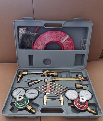 High Pressure Oxygen Acetylene Gas Regulator Welding Cutting Torch Kit for Industrial