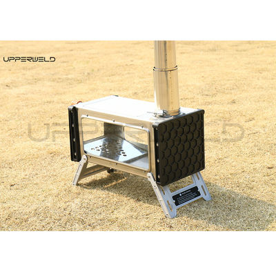 Multifunctional Firewood Stove with Chimney Non-rusting Finishing 3.5KG Weight