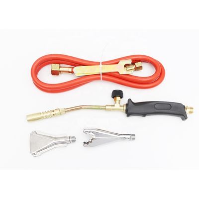 Trigger Start Upper Butane Heating Torch with Heavy-Duty Flame Output and Fuel Consumption