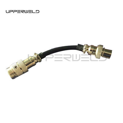 Customized Black 5 Pin Male to Male HF Wire Adapters Control Wire Plugs for TIG Welding Accessories