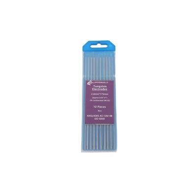 Tungsten Rod WL20 Blue 2% Lanthanated TIG 1/16 3/32 1/8 inch x 7 for Customized Support
