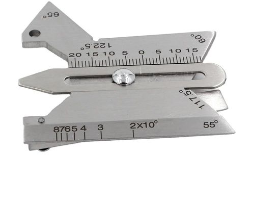 Silver HJC30 Double Slide Stainless Steel Welding Gauge for Multi Function Welding