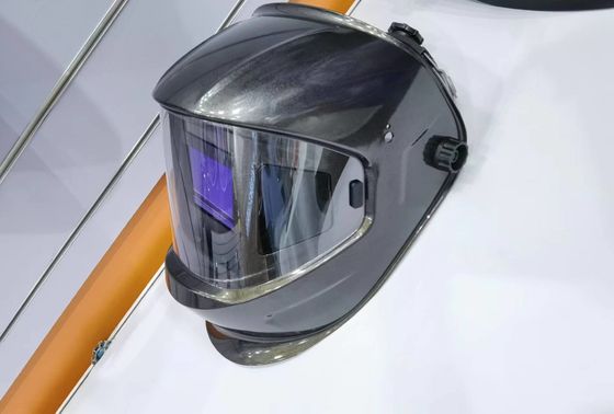 Auto Darkening Welding Helmet with Welding Torch and Lightweight Hemispherical 4C Lens