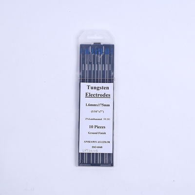 Bar Customized Support 10-Pack Blue TIG Welding Tungsten Electrodes 2% Lanthanated WL20