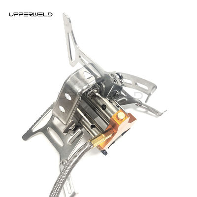 Outdoor Cooking Portable Burner Round Stainless Steel Furnace Head Camping Gas Stove