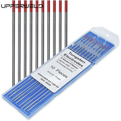10-Pack 2% Thoriated Red WT20 3/32&quot; TIG Welding Tungsten Electrodes Length 150mm