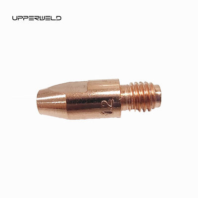 28mm Length M6 CRZR Material MIG Torch Contact Tip for Welding Consumables Design