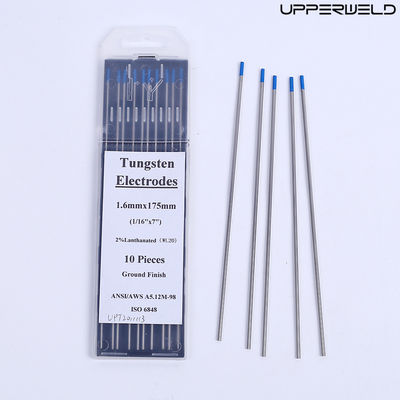 10pcs WL 20 2% Lanthanated Tungsten Blue 175mm 1.6mm Electrode Package for Tig Welding