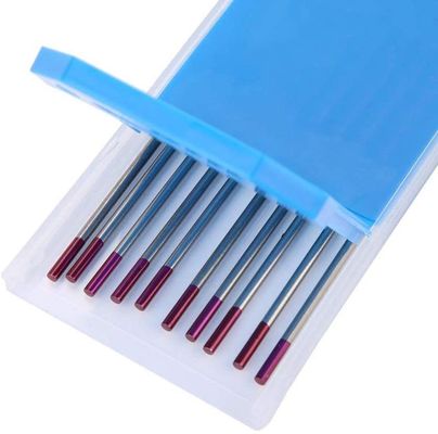Tungsten Electrode 2% Thoriated 1/16'' * 7&quot; Red WT20 10-pack for TIG Welding Projects