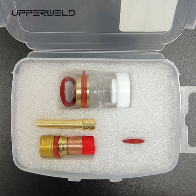 Stubby Gas Lens WP17 18 26 3.2mm Glass Kit for Wp17/18/26 Tig Welding Supplies and Parts