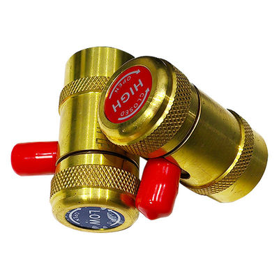 R744 Quick Coupler Car AC Manifold Gauge Set for Universal Car Fitment Air Conditioning