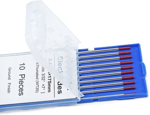 Red 2% Thoriated Tungsten Electrodes for TIG Welding Customized Support and from OEM