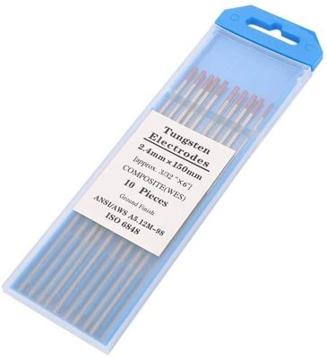 TIG Welding Consumables WES Purple Tungsten Electrodes Composite Tungsten 2.4mm*150mm