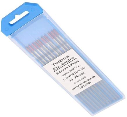 TIG Welding Consumables WES Purple Tungsten Electrodes Composite Tungsten 2.4mm*150mm