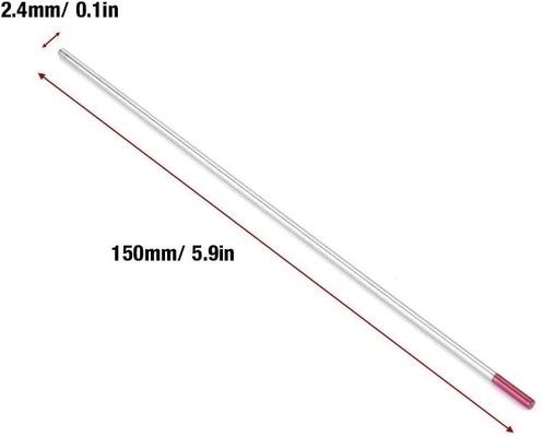TIG Welding Consumables WES Purple Tungsten Electrodes Composite Tungsten 2.4mm*150mm