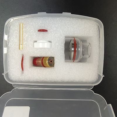 2.4 mm TIG Welding Torch Stubby Gas Lens Glass Cup Kit for WP-17/18/26 Air Cooling