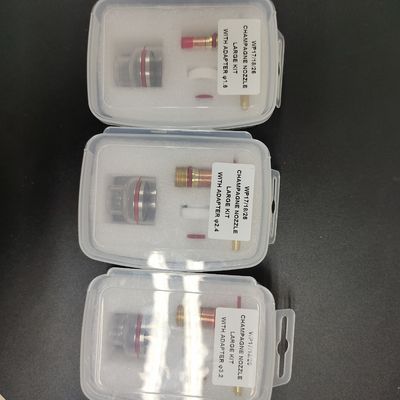 2.4 mm TIG Welding Torch Stubby Gas Lens Glass Cup Kit for WP-17/18/26 Air Cooling
