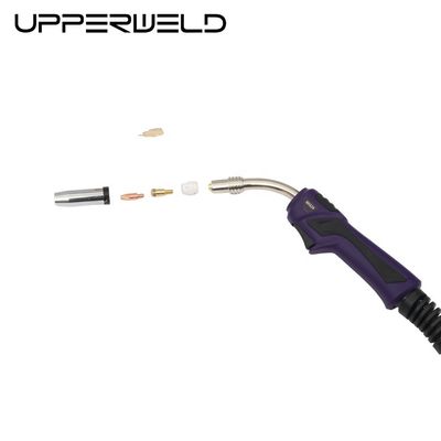 25KD Black MIG Welding Torch Superior Accessory for Air Cooled Welding Machine