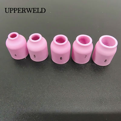 WP 17 18 26 TIG Torch Gas Lens Kit with 18 Pieces Ceramic Cup/Aluminum Nozzle/Collet