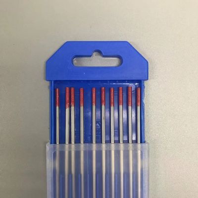 Tungsten Electrodes Welding Rod Red Tip 2% Thoriated 2.4mm*175mm For TIG Welding