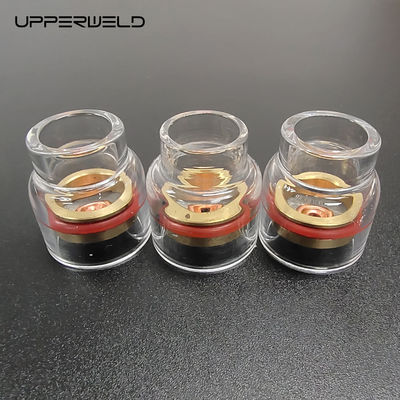 Better Gas Coverage Upper WP-17/18/26 Champagne Nozzle Kit with Adapter 2.4mm TIG Welding Consumables