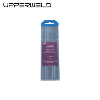 TIG Welding 2% Lanthanated Tungsten Rod Gold WL15 10-Pack 175 150mm 2.4mm 3/32 Inch