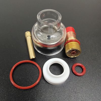 Tig Welding Torch Parts Clear WP-17/18/26 Champagne Nozzle Large Kit Tig Accessories