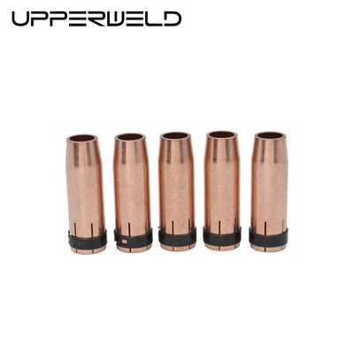 AIR Cooled MIG MAG Gas Welding Nozzle with Gas Diffuser Contact Tip Length 75.96mm
