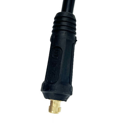 200A Current Rating Welding Cable Set with Brass Electrode Holder and 10-25 EU Connector