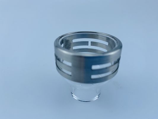 Steel Ring Quartz Nozzle for Improved Gas Coverage in TIG Welding Applications