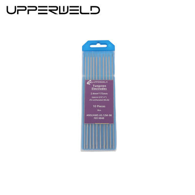 Blue Upper WL20 Tungsten Electrode for Carbon Steel Stainless and Nickel Tig Welding