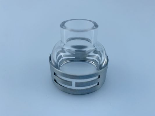 Steel Ring Quartz Nozzle for Improved Gas Coverage in TIG Welding Applications