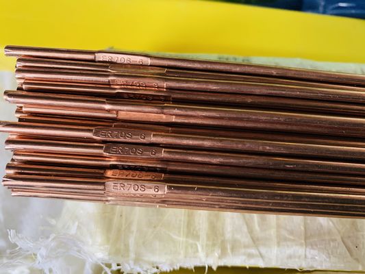 1.6mm*1000mm ER70S-2 Copper Welding Wire Brazing Filler Metal Welding Rods for Joints