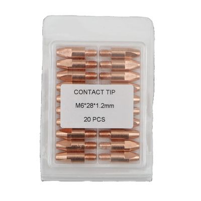Upper Contact Tip M6 28 1.2MM Gas Power Copper Mig Welding Torch Accessories