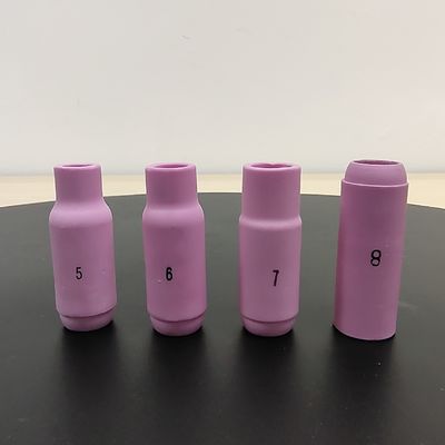 Upper WP17 18 26-10N 17Kit Gas Lens Alumina Nozzle Back Cup TIG Welding Accessories Kit Air Cooling