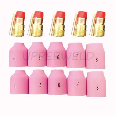 Large TIG Gas Lens Alumina Nozzle Ceramic Cups for WP 9 17 20 18 26 TIG Welding Torch