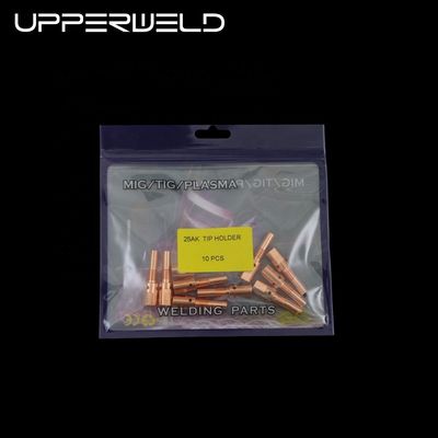 Mig Welding Torch Accessories Upper 25AK Contact Tip Holder Gas Diffuser Gas Nozzle