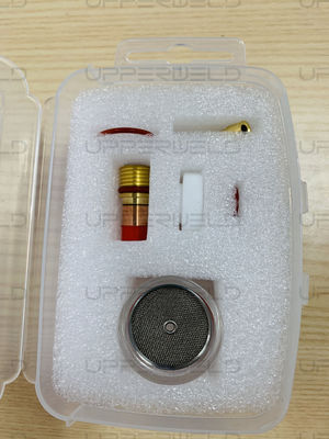 Gas Lens Kit 3/32 2.4mm Clear Glass Nozzle for PTA DB SR WP17 18 26 Welding Torch