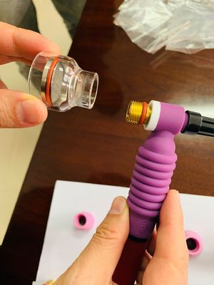 Stubby Gas Lens TIG Welding Torch Collect for Alumina Ceramic Nozzle WP17 WP18 WP26