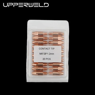 Wire Diameter 0.8-1.2mm M6*28mm 1.2mm Contact Tip for Mig Welding Torch Consumable