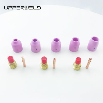 WP17 18 26 -53N 18KITS Ceramic Glass Cup Kit Easy-operating Welding Torch Gas Lens Collect