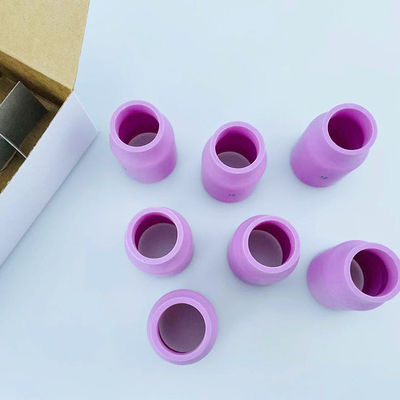 10Pcs TIG Welder Torch Accessories for Welding Pink Large Gas Lens Cup Alumina Nozzle