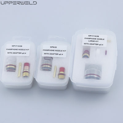10Pcs TIG Welder Torch Accessories for Welding Pink Large Gas Lens Cup Alumina Nozzle